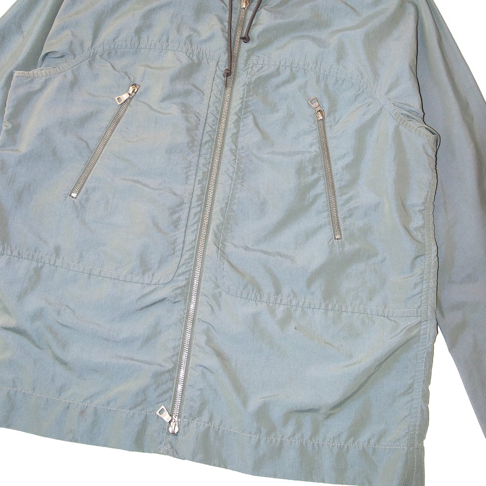 Image of Prada Sport Hooded Nylon Jacket 