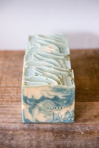 Image 5 of William & Mary Tribe / George Mason GMU Patriots Green & Yellow Vegan Bar Soap | Scent: Agave Lime