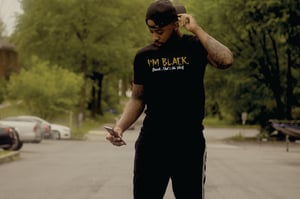 Image of "I'M BLACK/DASSIT" SHIRT