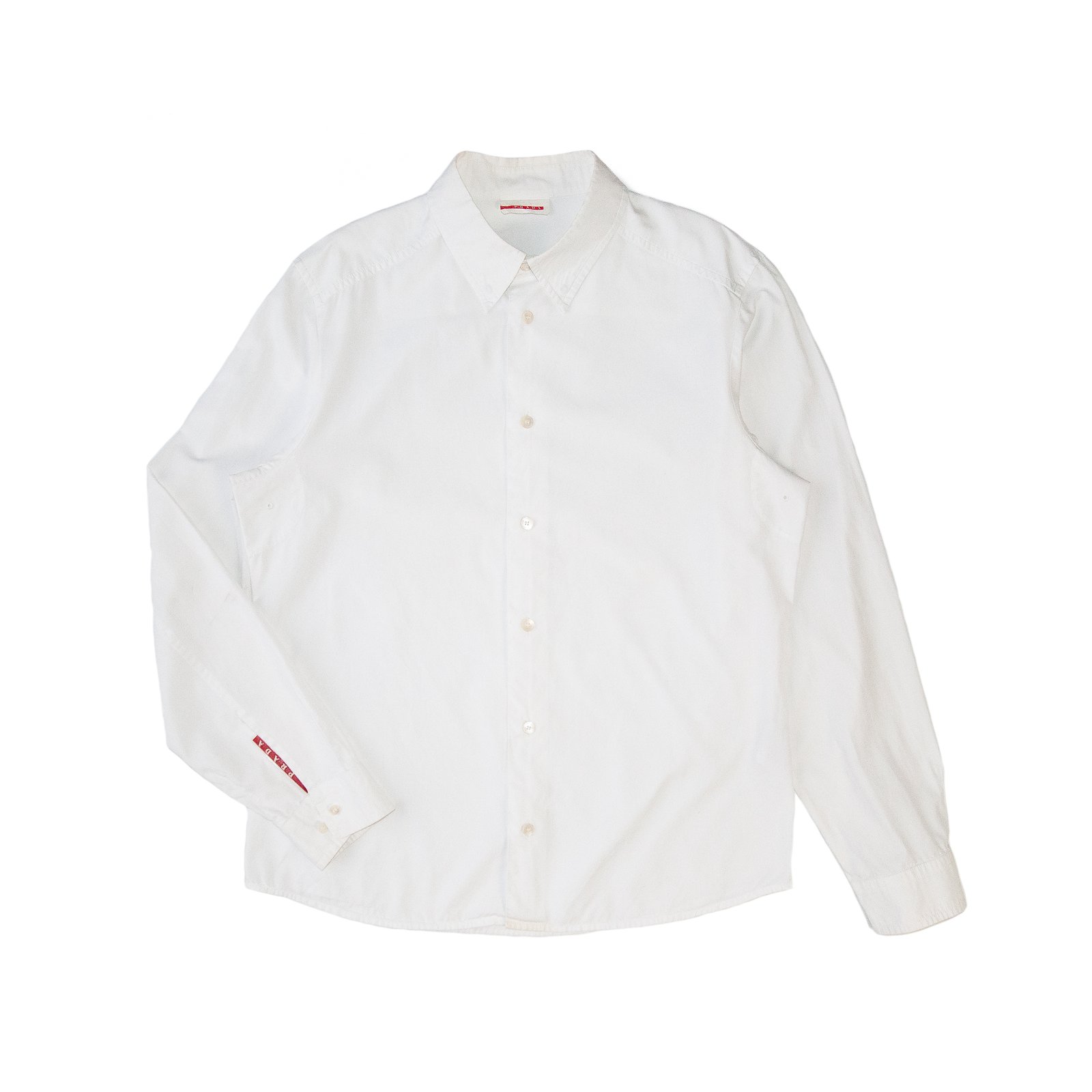 Prada Sport Long Sleeve White Oxford Shirt † Ruder Than The Rest