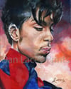 Canvas Print / "Red and Blue" from Original Dan Lacey Painting