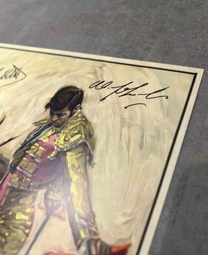 Image of Signed - Rangers 1972 Bullfighter Poster