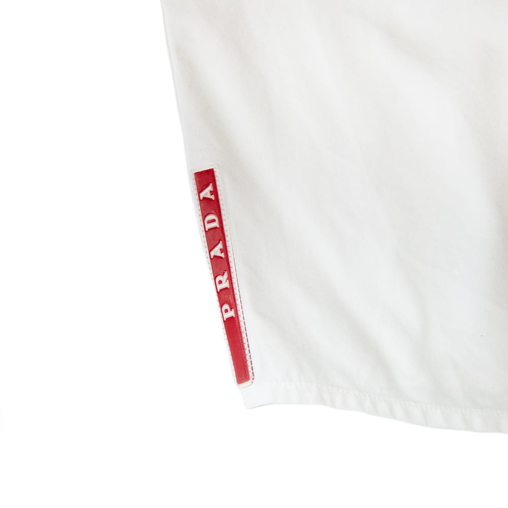 Image of Prada Sport Short Sleeve White Shirt 1
