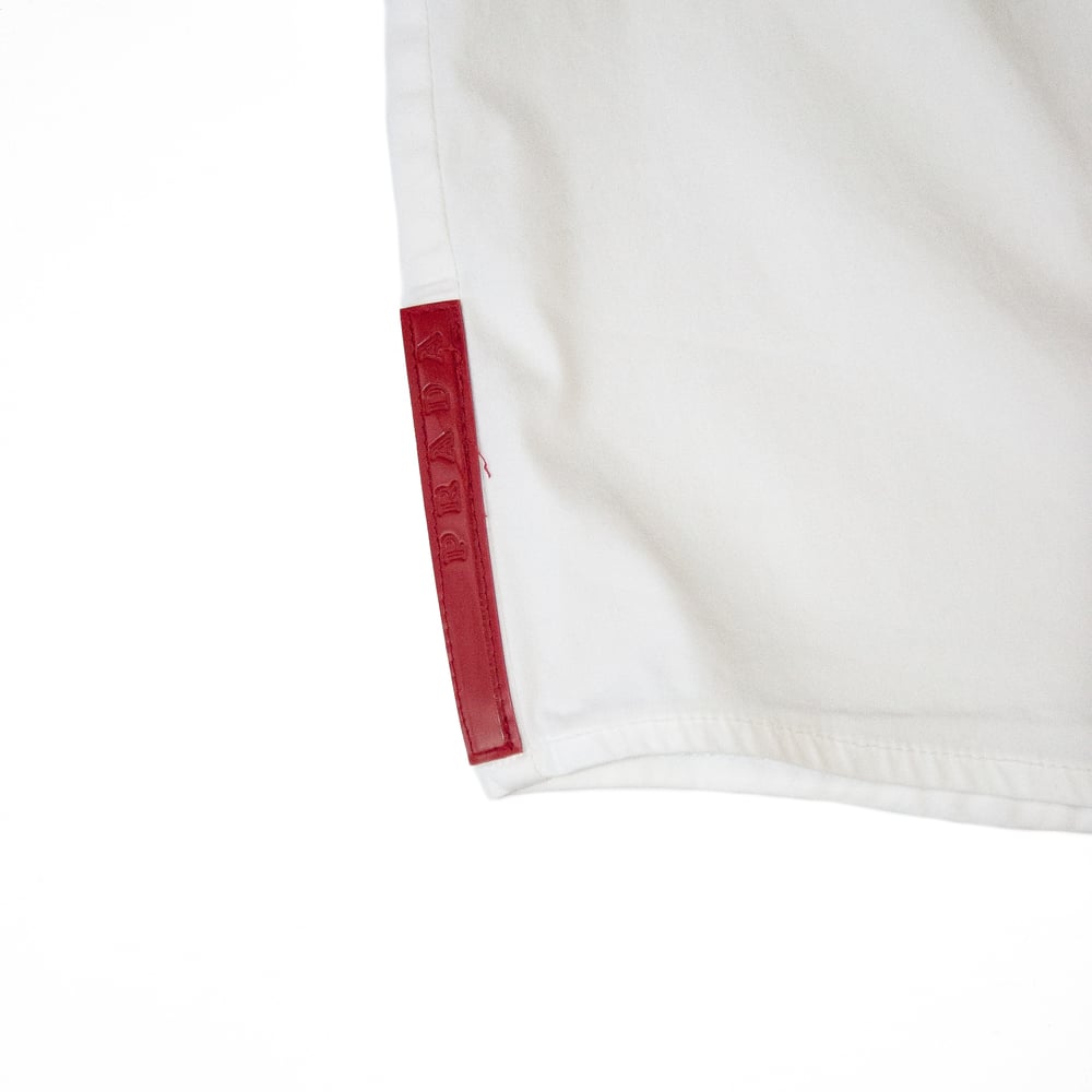 Image of Prada Sport Short Sleeve White Shirt 2