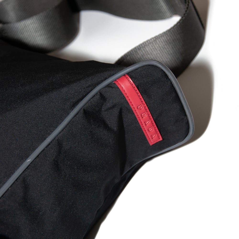 Image of Prada Sport Black Nylon Messenger Bag