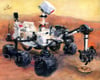 Canvas Print / "Mars Curiosity Rover Discovers Breakfast" from Original Dan Lacey Painting