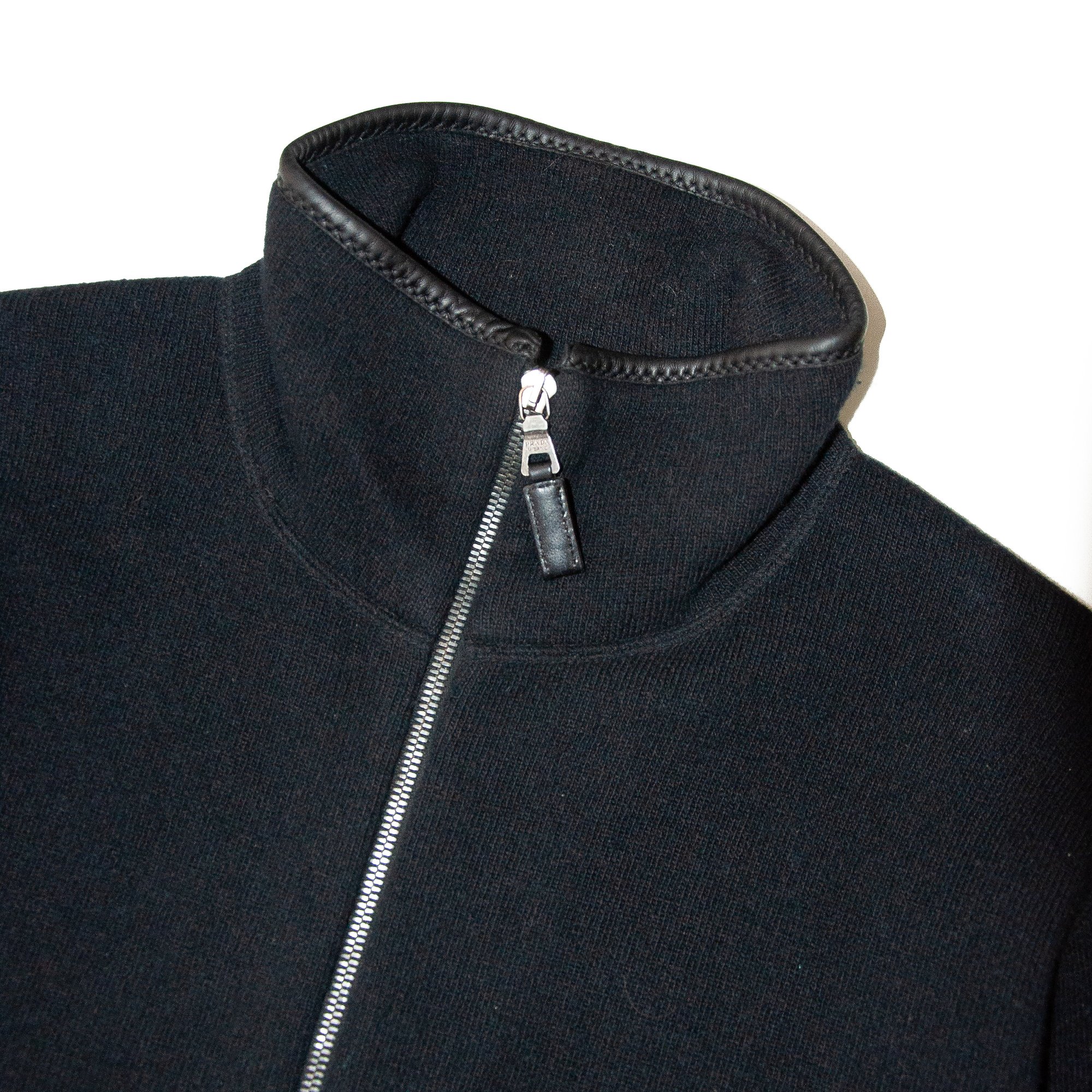 Image of Prada Mainline Black Wool Jacket