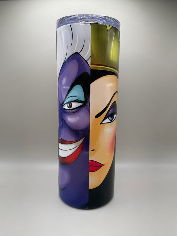 Image of Disney Villians Sublimated 20 ounce Tumbler