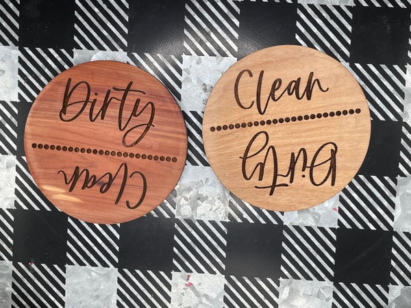 Image of Clean/Dirty Dishwasher Magnets