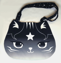 Image 3 of Cosmic Cat Tote Bags