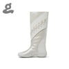 White Sport Lace-up Boots