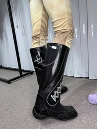 Image 3 of Black Sport Lace-up Boots