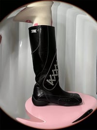 Image 2 of Black Sport Lace-up Boots