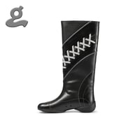 Image 5 of Black Sport Lace-up Boots