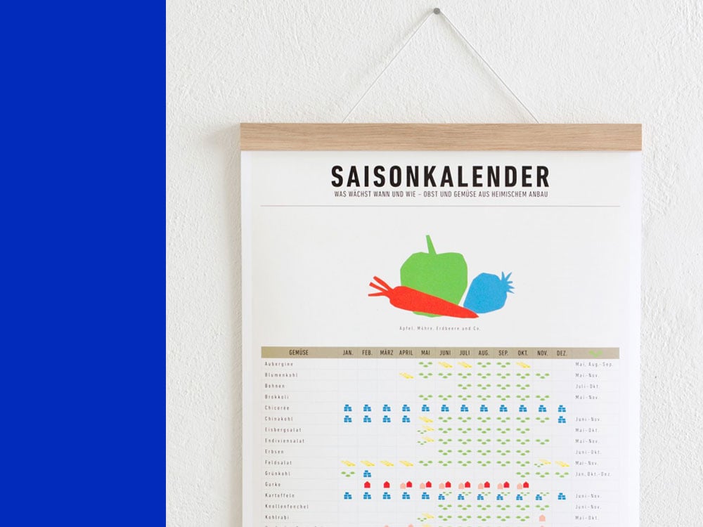 Image of SAISONKALENDER Was wächst wann und wie