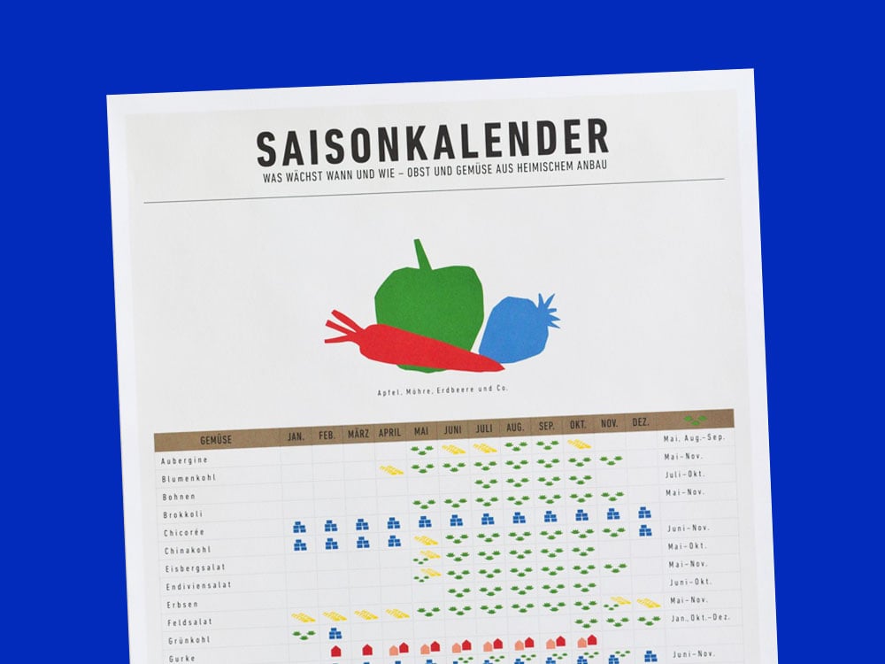 Image of SAISONKALENDER Was wächst wann und wie