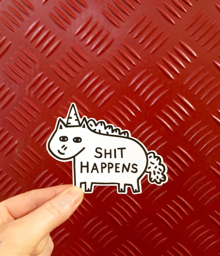 Image of Shit Vinyl Sticker 