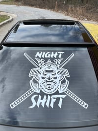 Night⚡️Shift Samurai Rear Window Sticker