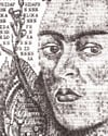 Frida Kahlo Signed Typewriter Artwork by James Cook 