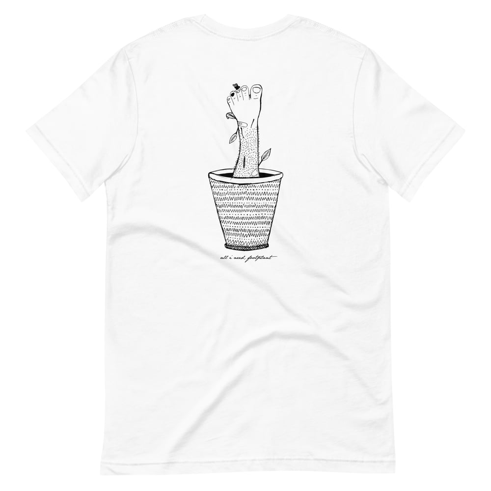 Foot plant Unisex t-shirt