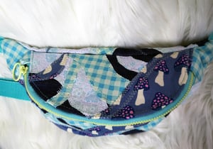 Image of *** SOLD *** Crazy Quilt Collection ~ Mushroom Picnic