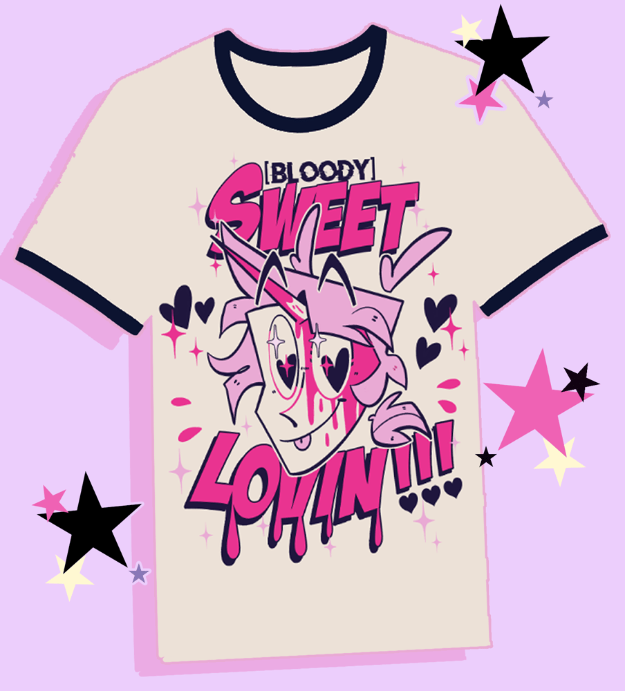 Image of BLOODY SWEET LOVIN RINGER TEE