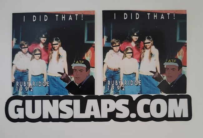 225. Ruby Ridge Sticker | Gun Slaps
