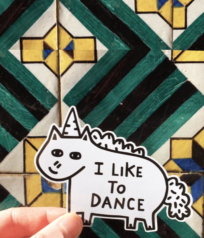 Image of Dancing Vinyl Sticker