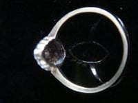 Image 4 of ORIGINAL ART DECO 14CT PLATINUM OLD TRANSITIONAL CUT DIAMOND RING
