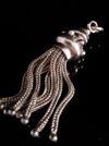 Original Victorian 9ct yellow gold tassel pendant 3.4g