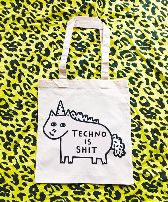 Image of Techno Natural Tote Bag 