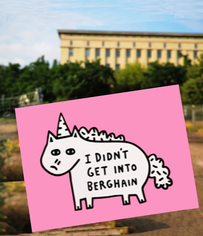 Image of Berghain Postcard