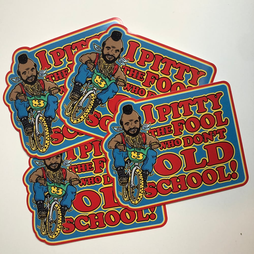 Image of PITTY THE FOOL STICKERS