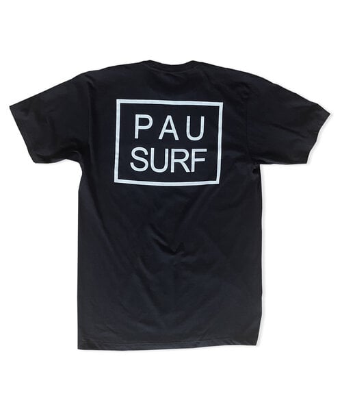 Image of Pau Surf - Box Logo - Black