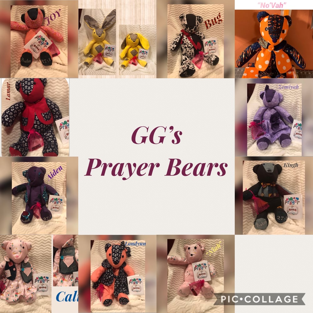 Image of "GG's"  Prayer Bears "Teen Bears"