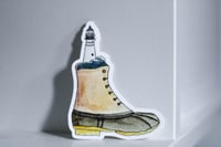 Image 1 of Maine Boot with Lighthouse Sticker