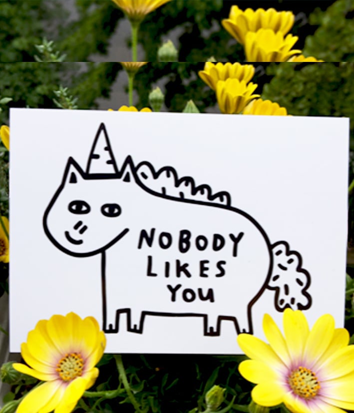 Image of I Like You Postcard