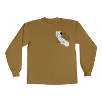 "BSSW" Long Sleeve T Shirt  ( Khaki )