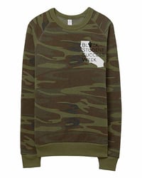 "BSSW" Crewneck Sweatshirt  In Camoflauge