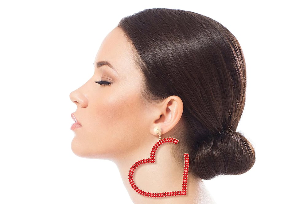 Image of Open Heart Earrings