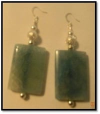 Turquoise Rectangular Earrings