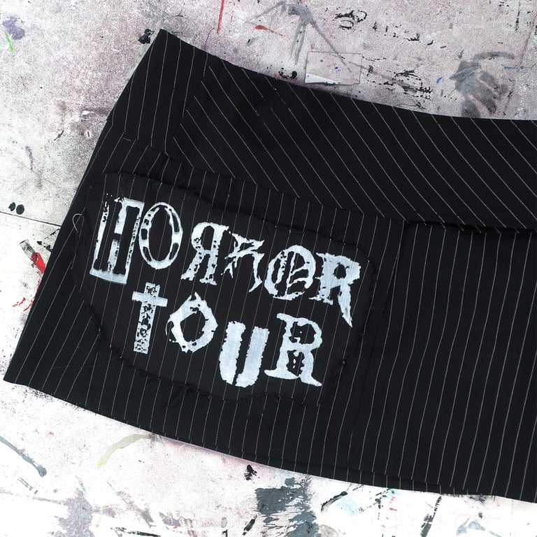 PINSTRIPE MINI SKIRT  Image 2