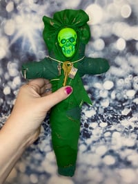 Image 3 of Santa Muerte in Money Green by Ugly Shyla 