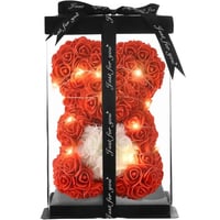 light up rose bear