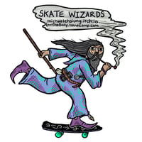 Image 2 of Skate Wizards 5 Sticker Pack (Color)