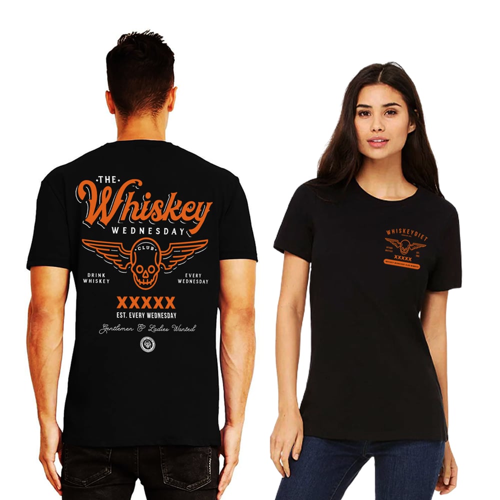 Image of Whiskey Wednesdays (blk & org)