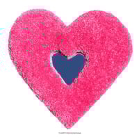Image 1 of Pink Heart - Wall Hanging Mirror
