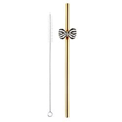 Image of Gold Bow Straw