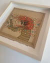 OUT OF THE DARK - framed original