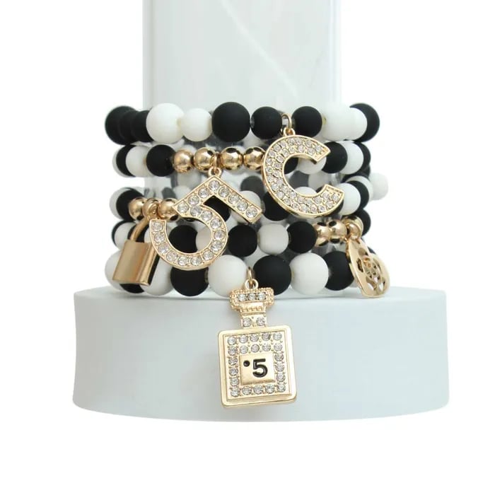 Image of Pink Charm Bracelets